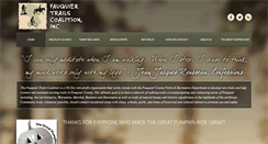 Desktop Screenshot of fauquiertrails.com
